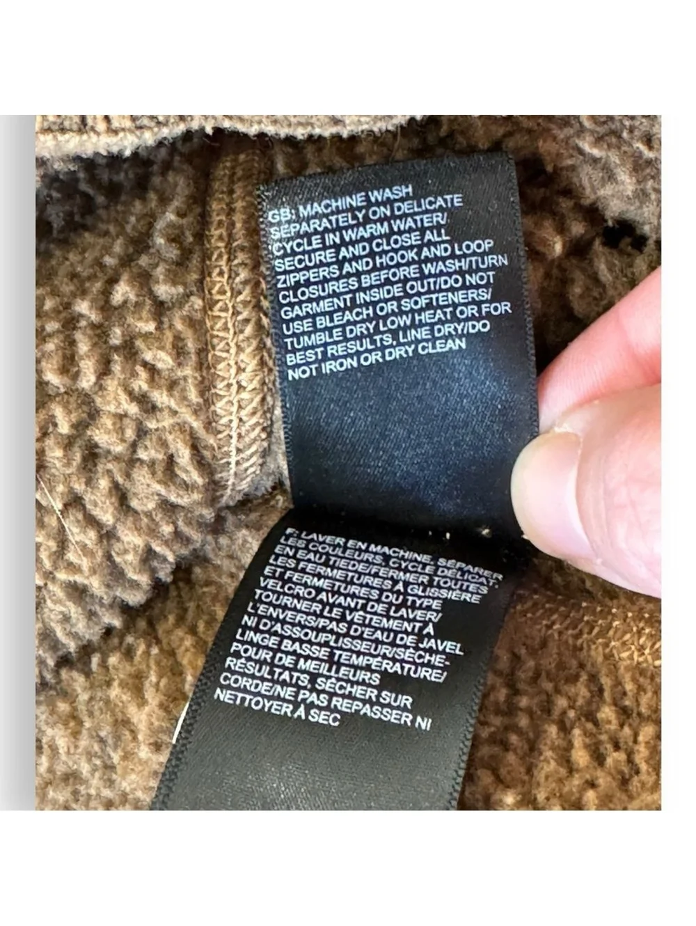 The North Face Gordon Lyons Classic 1/4 Zip Utility Brown Dark Heather Men’s XXL
